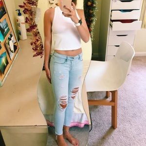 pacsun light wash jeans